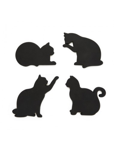 Set de 4 posavasos - Gato -...