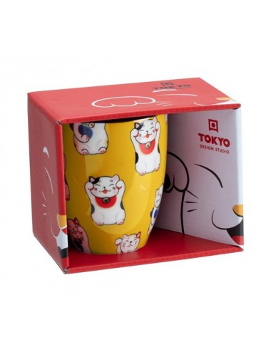 Taza Lucky Cat – Amarillo –...