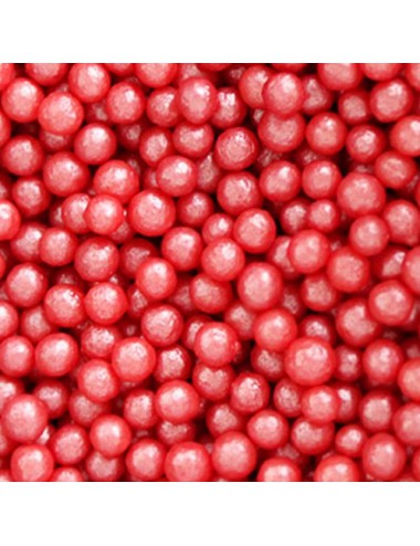 Perlas rojas 4mm - Azucren