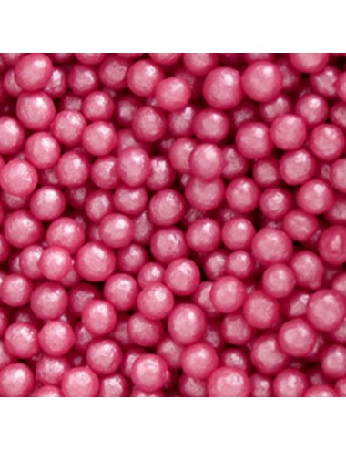 Perlas rosa oscuro 4mm -...