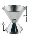 Medidor doble inox para...