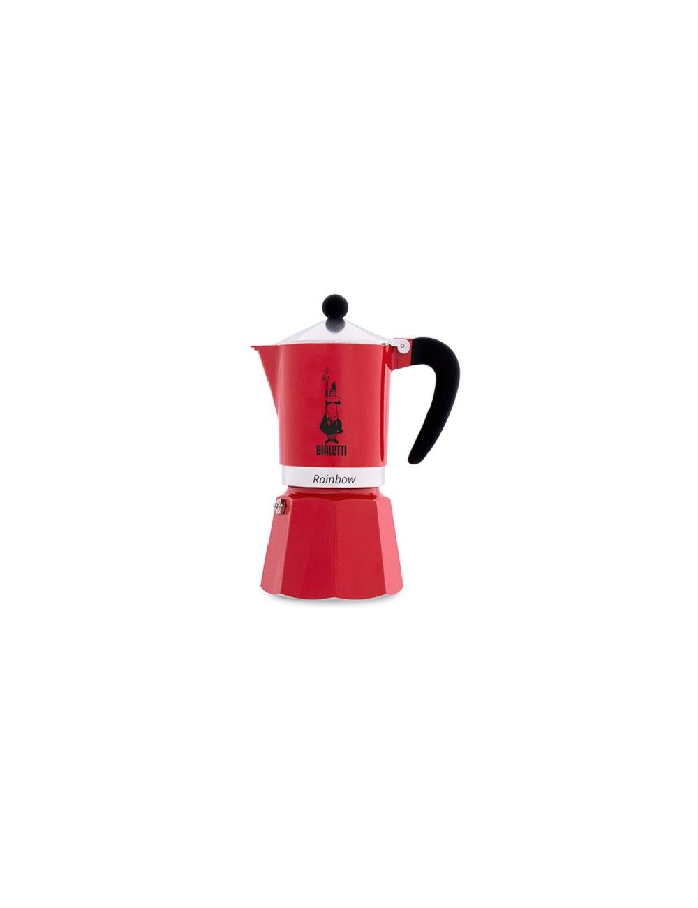 WeCook 30103 - Cafetera italiana de aluminio, inducción, cerámica y estufa, 3  tazas, negro, sin BPA : : Hogar y Cocina