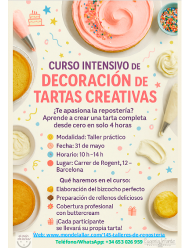 Curso Decoración de Tartas...