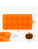 Molde silicona calabazas...