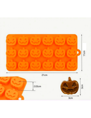 Molde silicona calabazas...