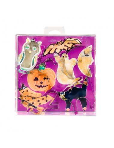 Set 7 cortadores Halloween...