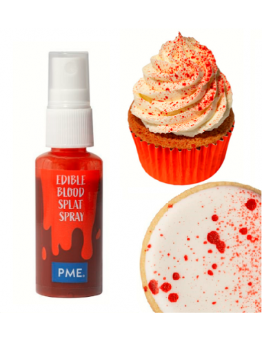 Sangre comestible en spray...
