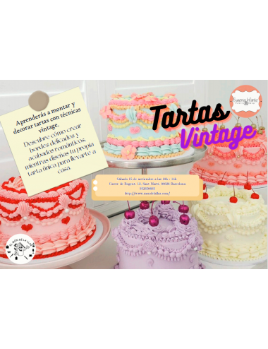 Curso Decoración de Tartas...