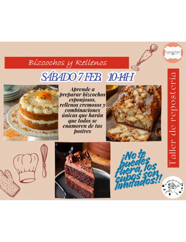 Curso de Bizcochos y...
