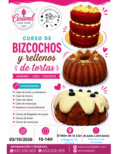 Curso de Bizcochos y...