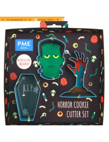 Set 3 cortadores Horror - PME